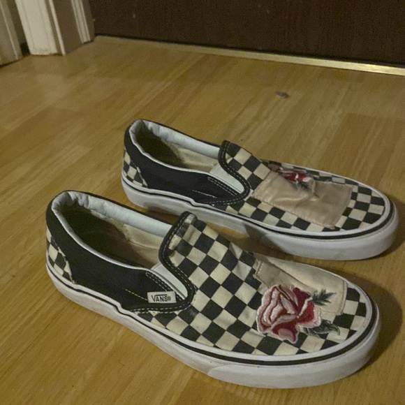 Flower checkered vans - Picture 2 of 4
